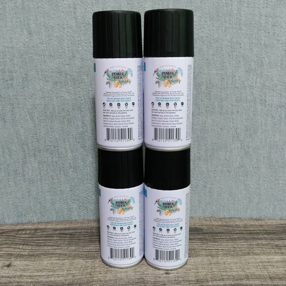 4 Pack Power Stick Brazilian Mist Body Spray Pistachio & Salted Caramel 3.5 Oz - Picture 3 of 7